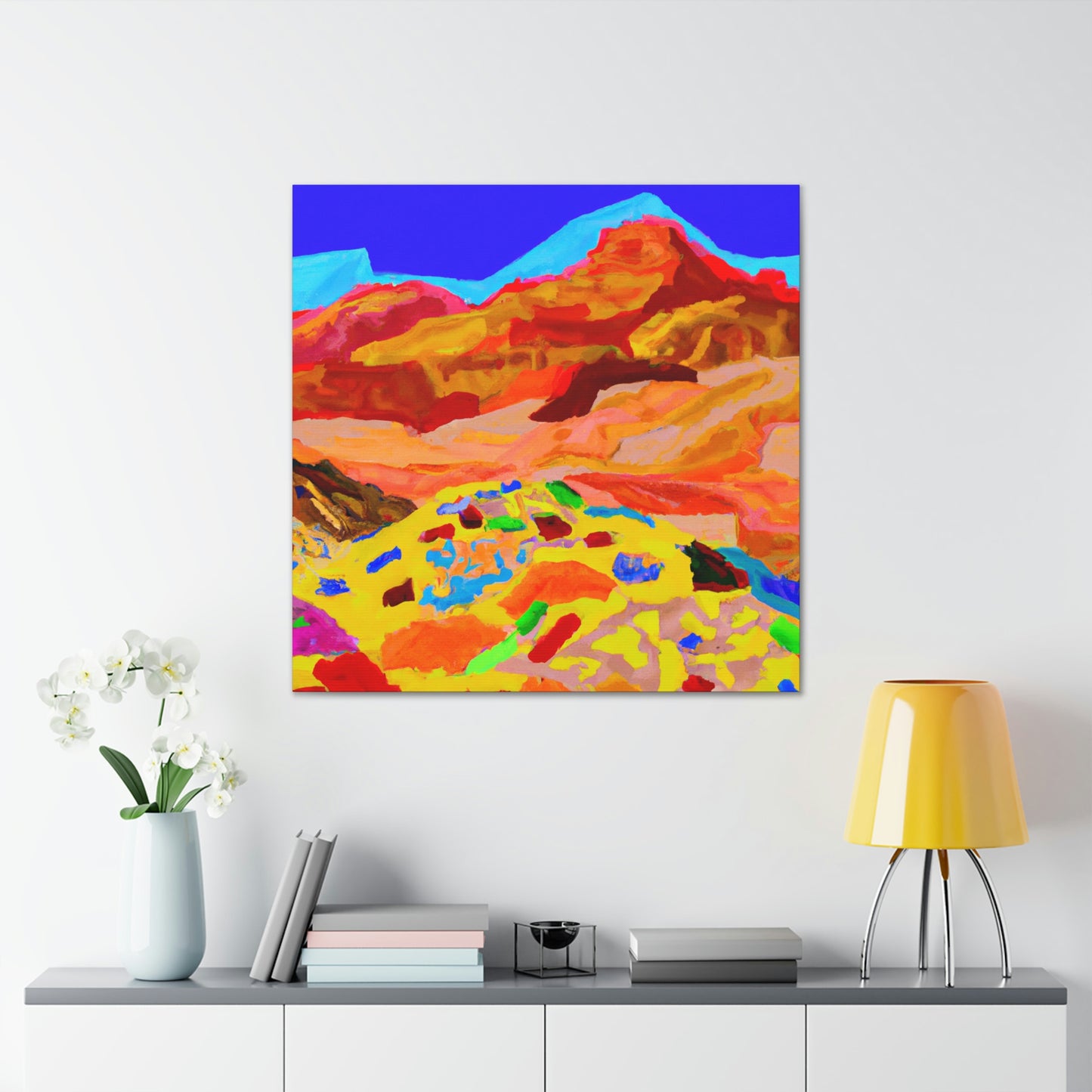 Desert of Colorful Hues - Canvas