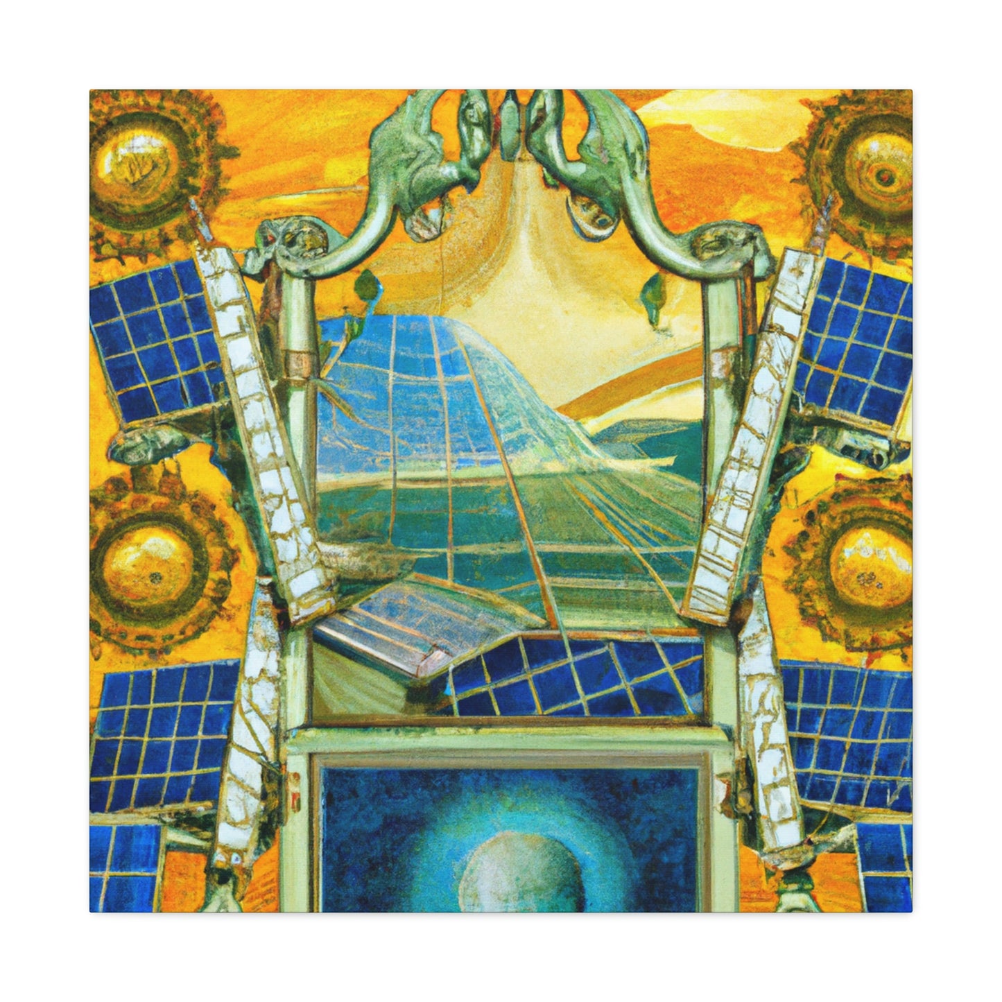 "Solar Panels Aristocracy" - Canvas