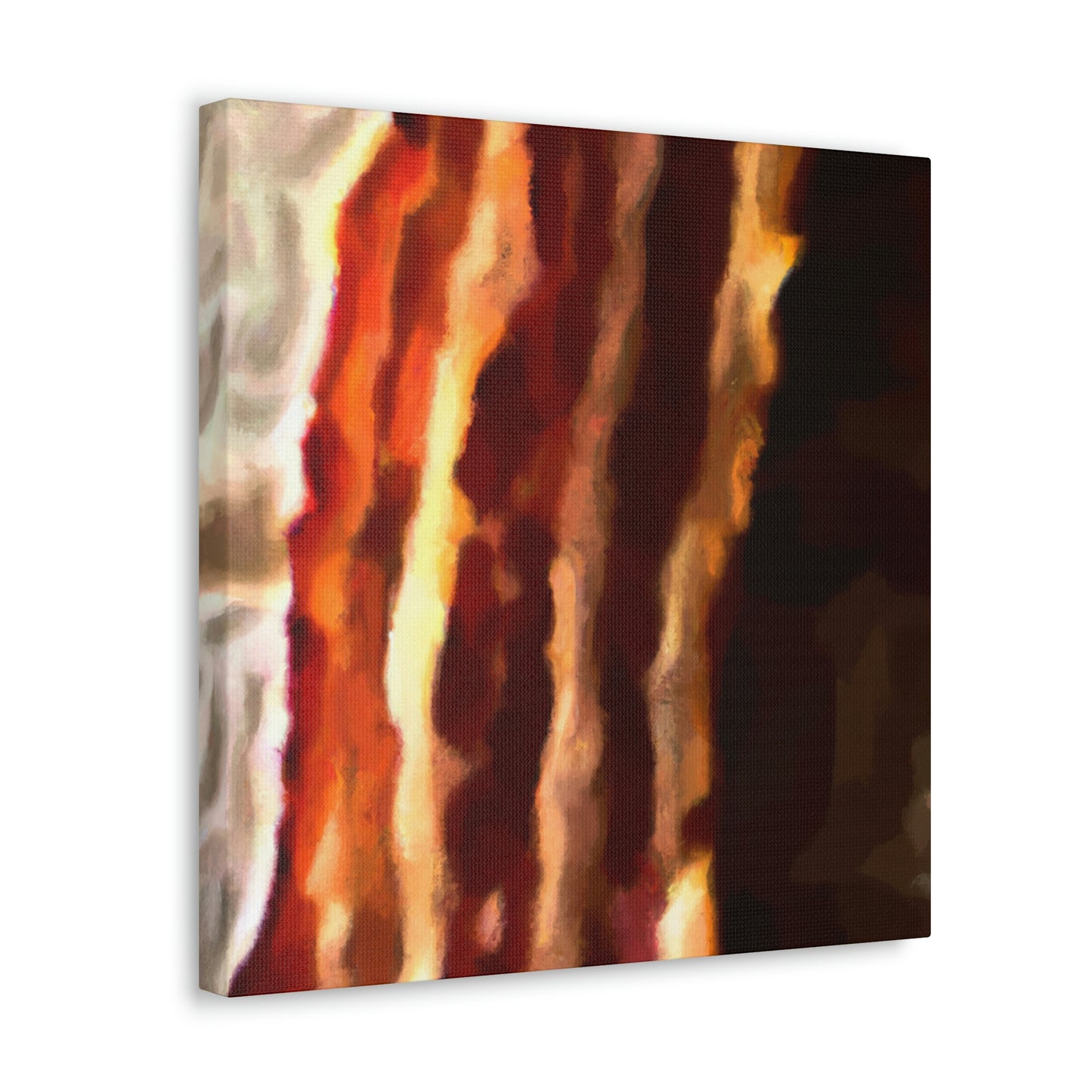 "Sizzling Bacon Delight" - Canvas