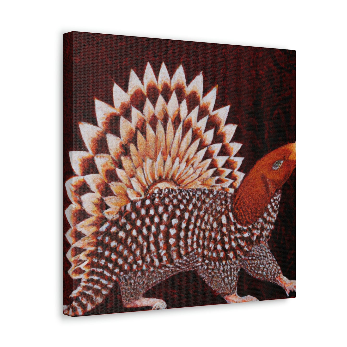 Gleaming Art Deco Pangolin - Canvas