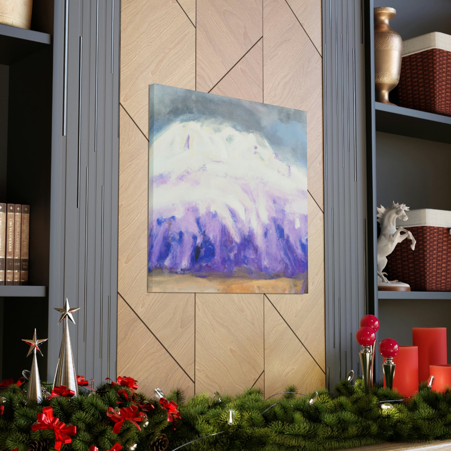 "Snowy Mountain Majesty" - Canvas