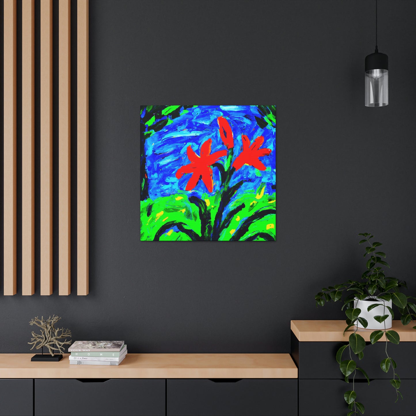 Lily in Expressionism - Canvas