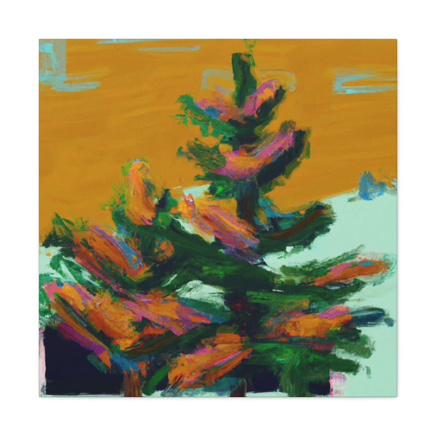 "Fir Tree Expressionism" - Canvas