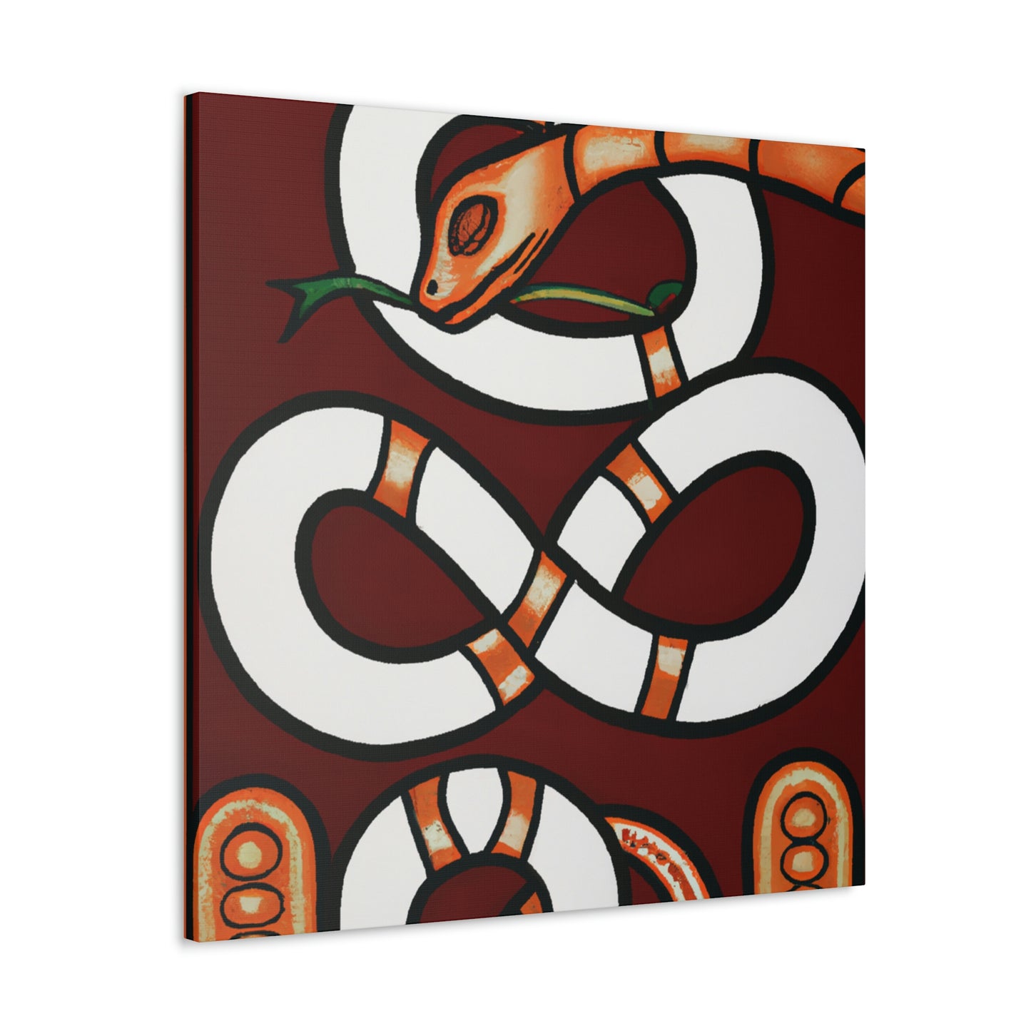 "Slithering Art Deco" - Canvas