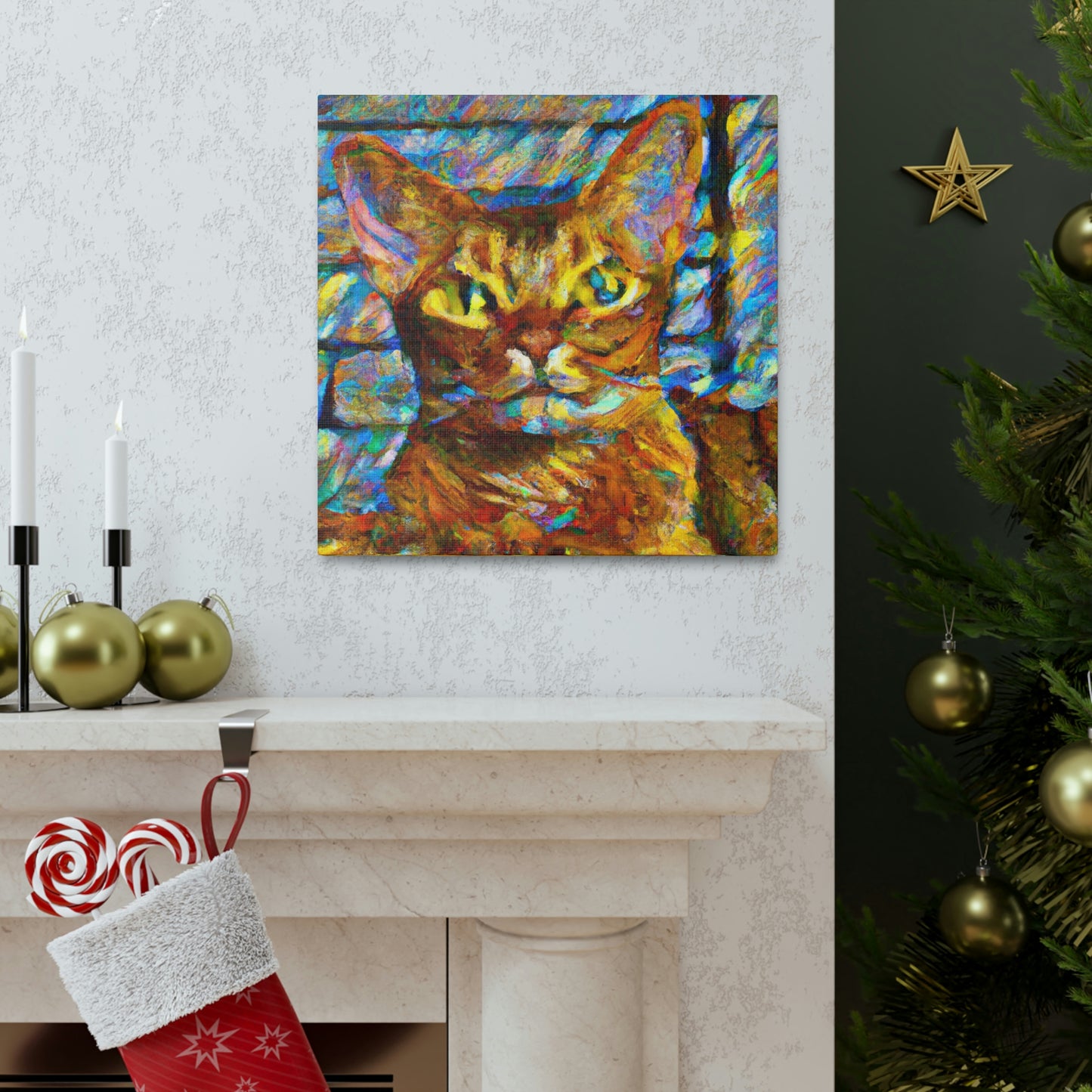 Wild Abyssinian Fauvism - Canvas