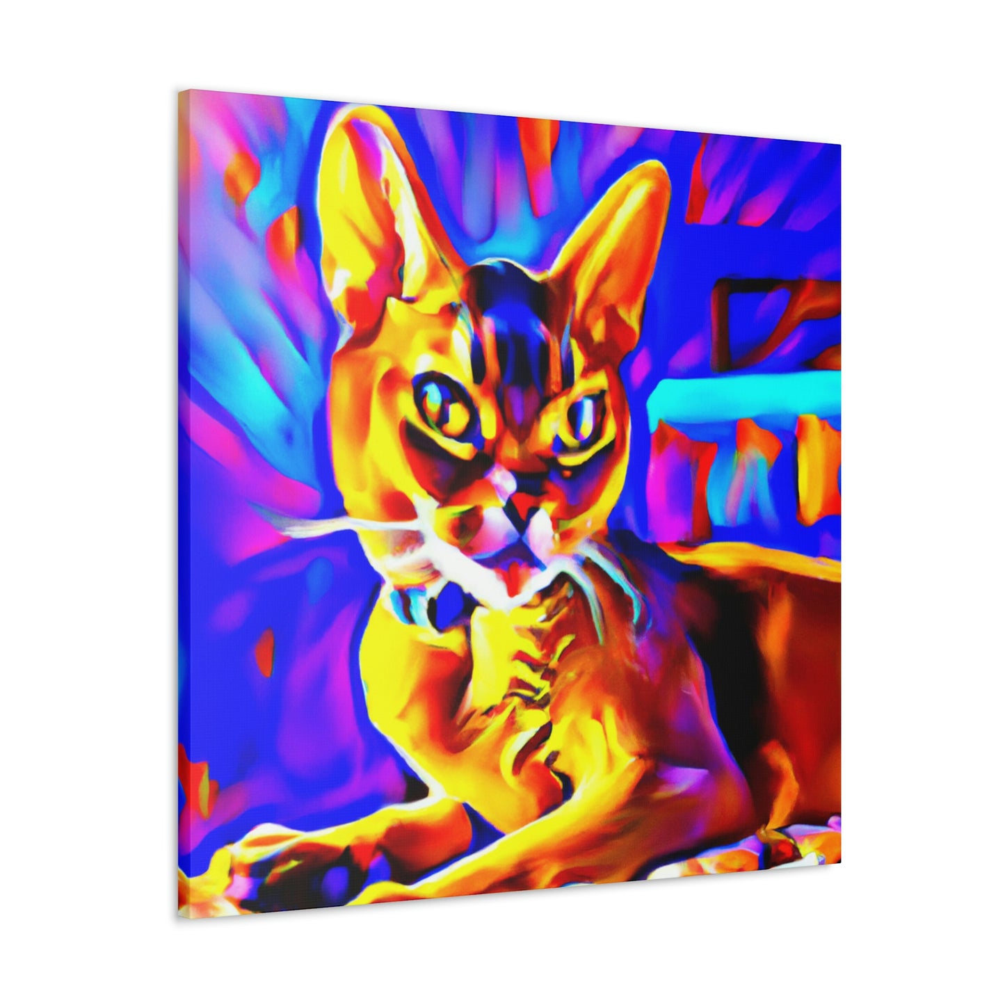 Abyssinian Pop Splendor - Canvas