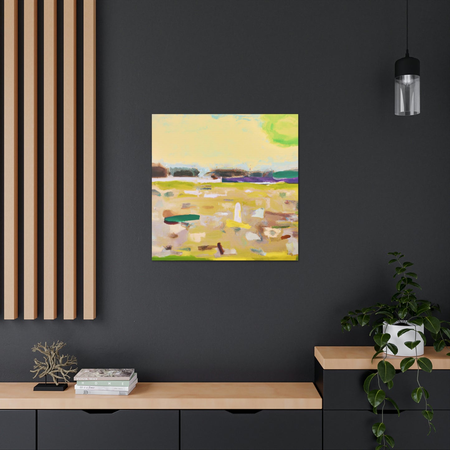 Bay Blissful Abstraction - Canvas