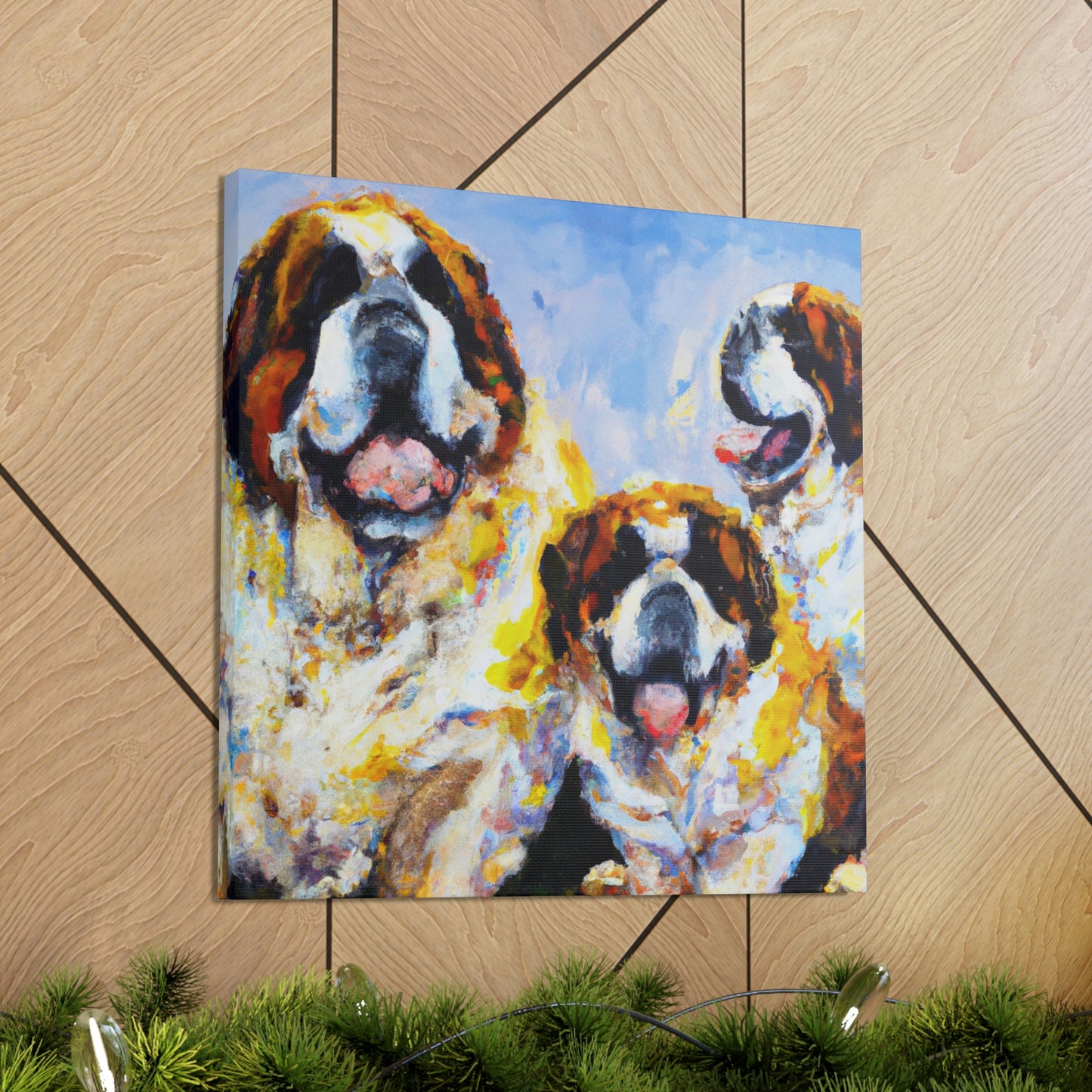 Saint Bernard's Majesty - Canvas