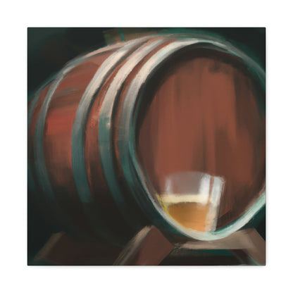 Whiskey in Oak Barrel - Canvas