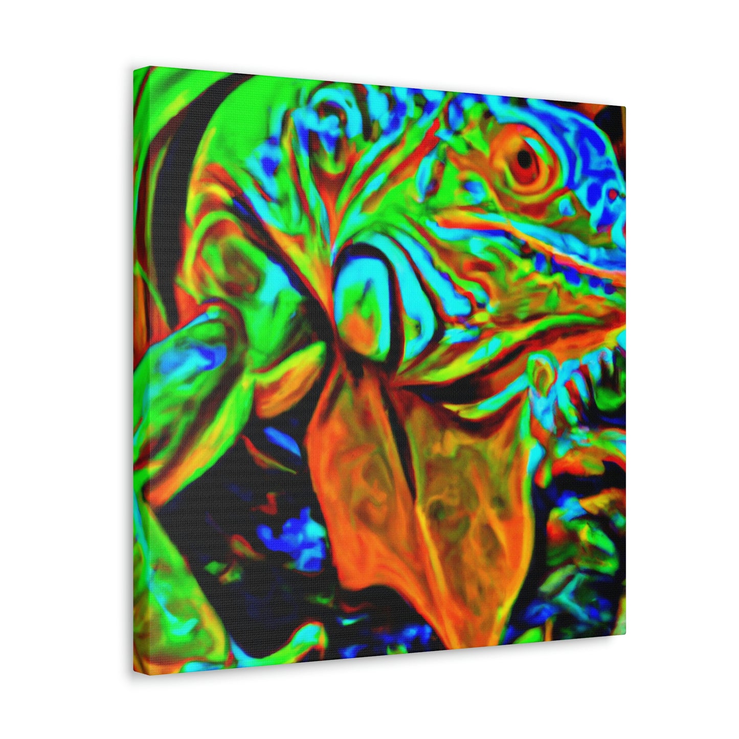 "Iguanas in Expressionism" - Canvas