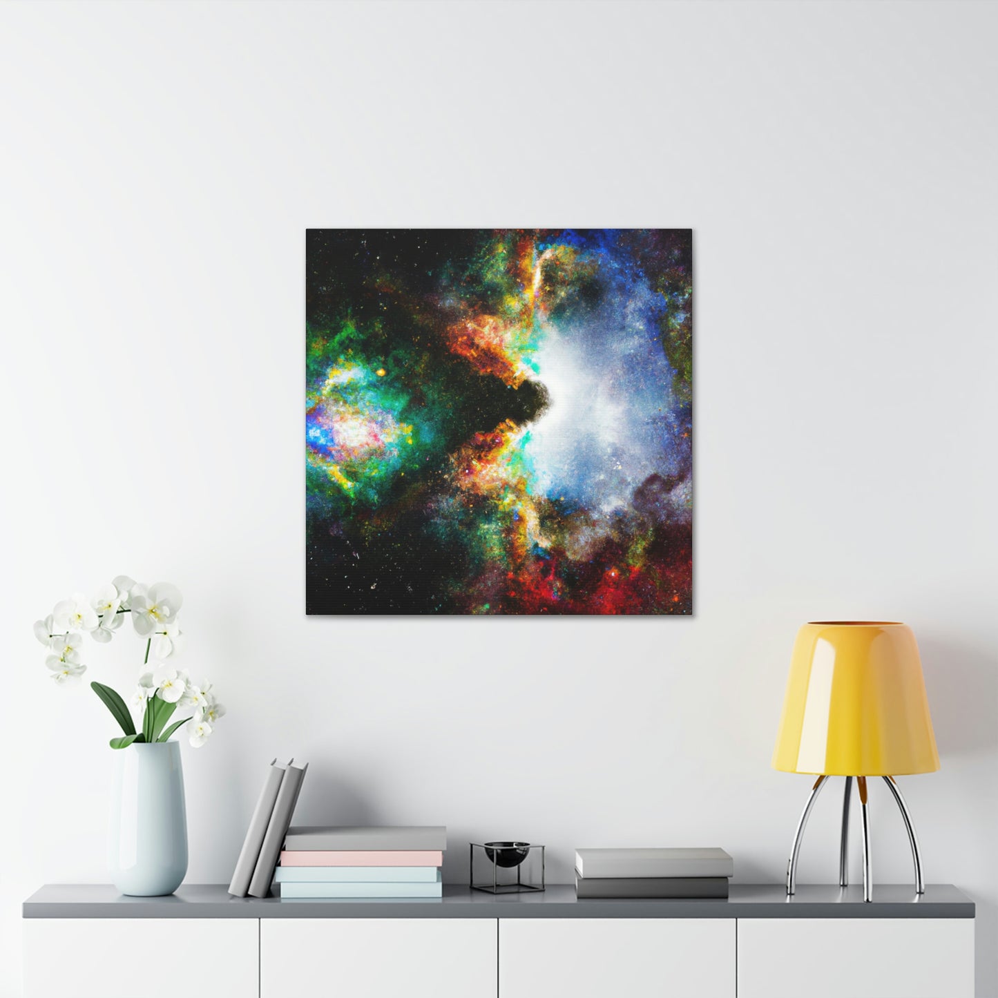 "Distant Nebula Splendor" - Canvas