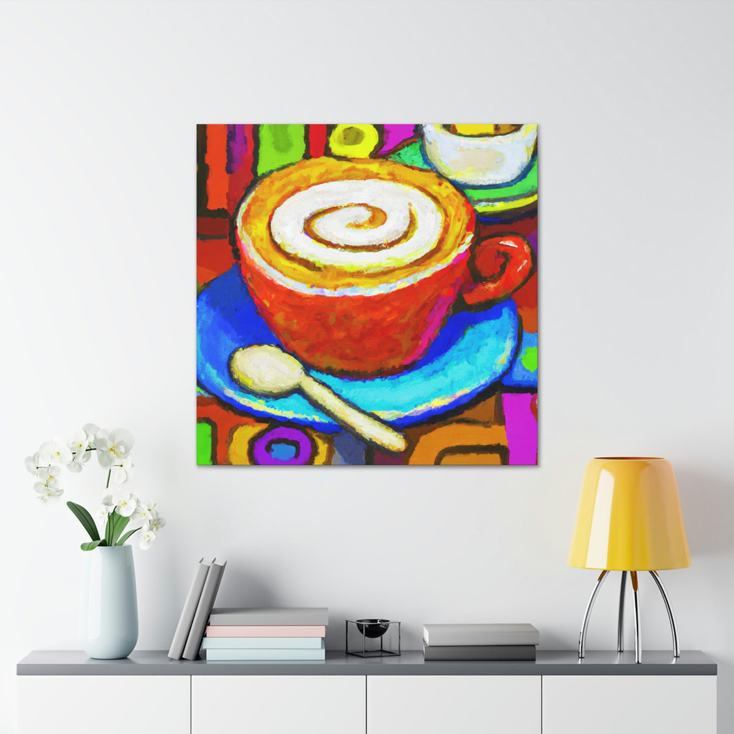 "Cappuchino in Fauvism." - Canvas