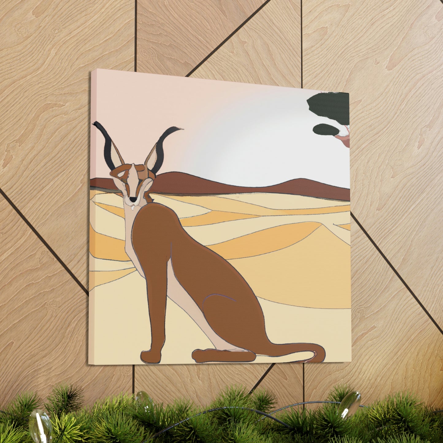 Caracal's Classic Charm - Canvas