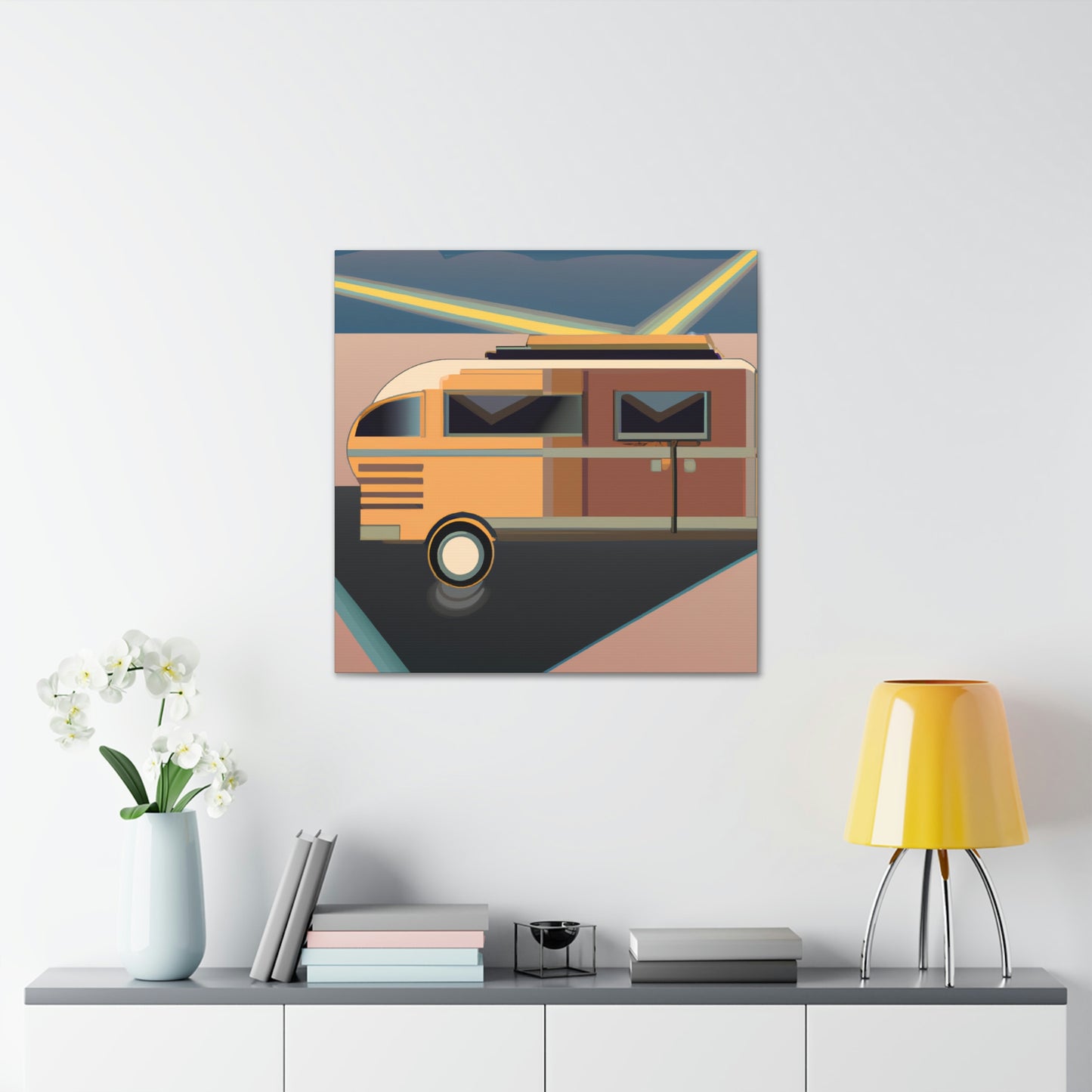 "Camper Van Jubilee" - Canvas