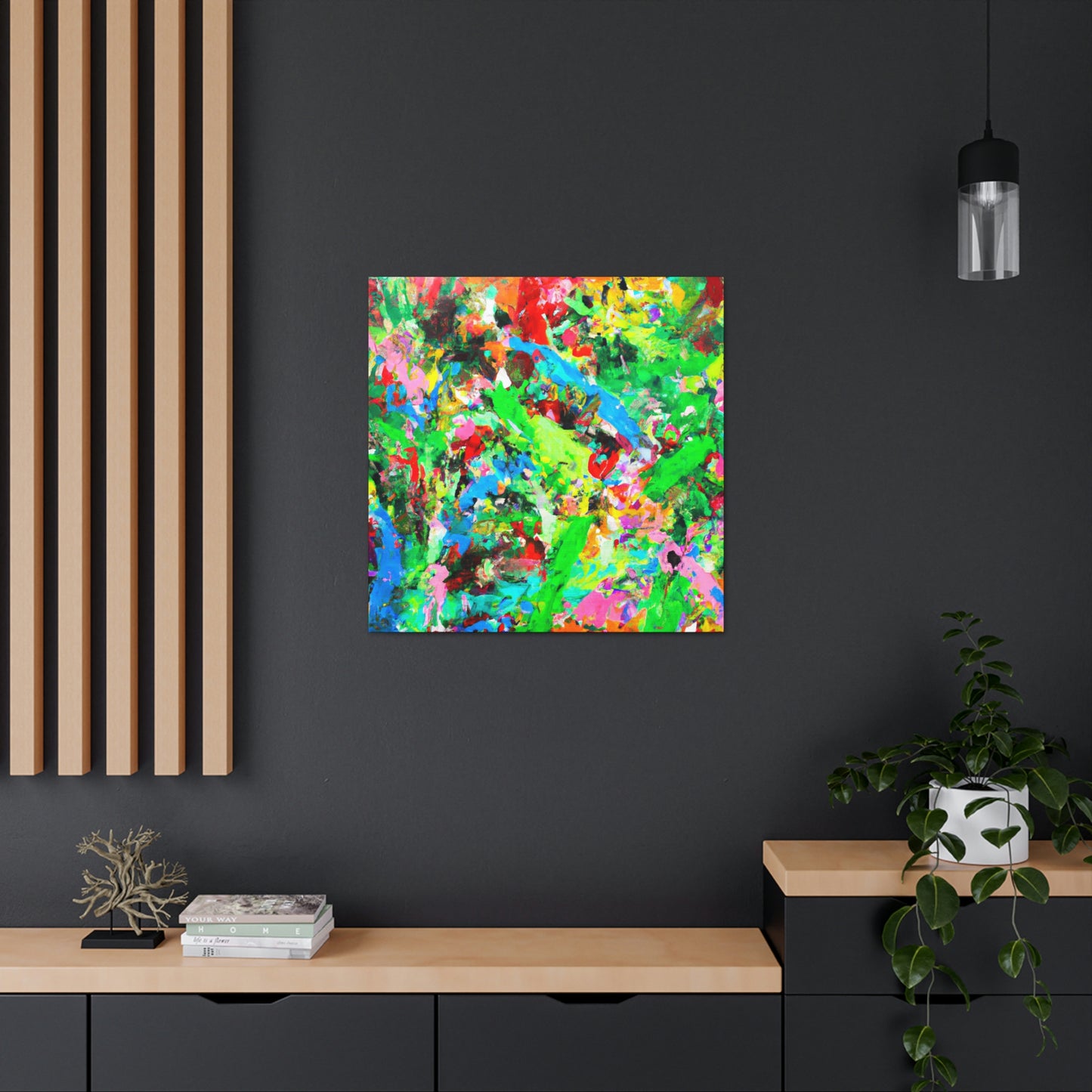 "Colorful Flowing Emotion" - Canvas