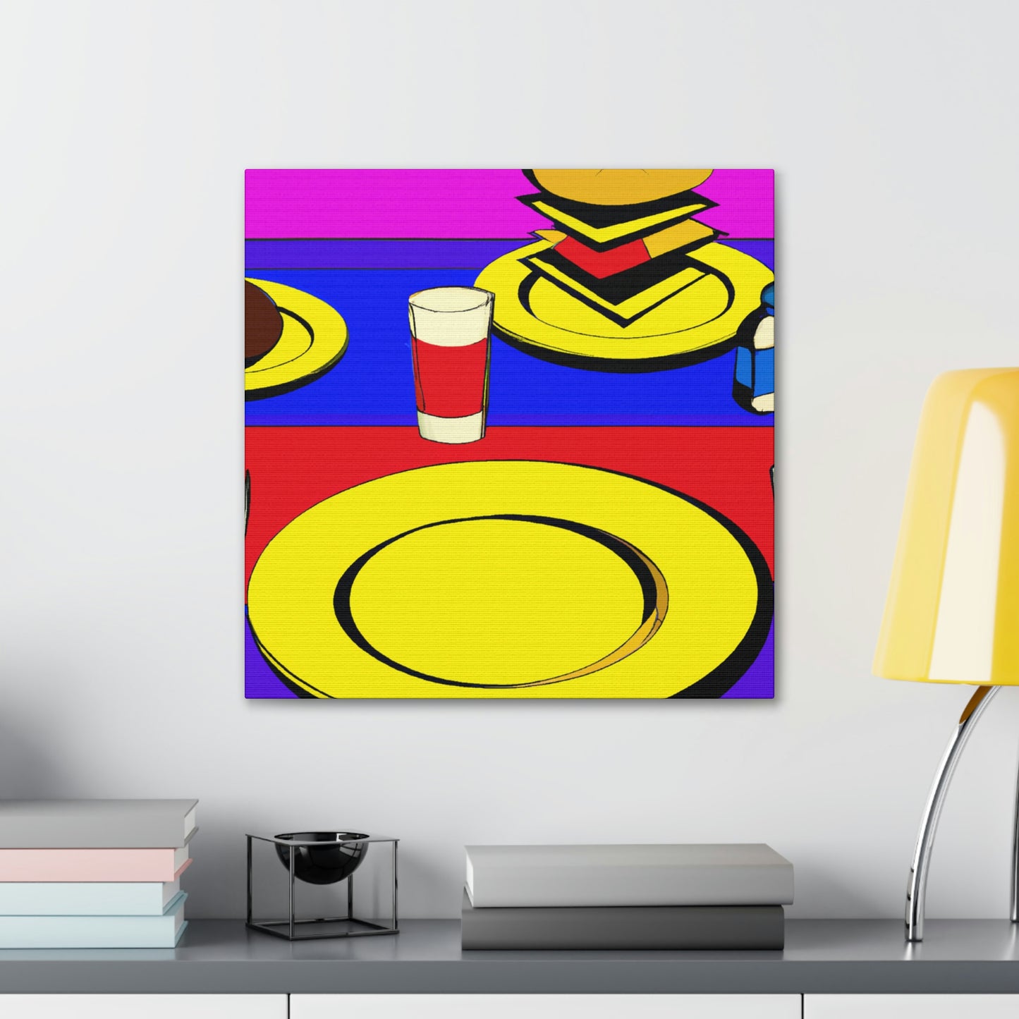 Dining in Pop Art - Canvas