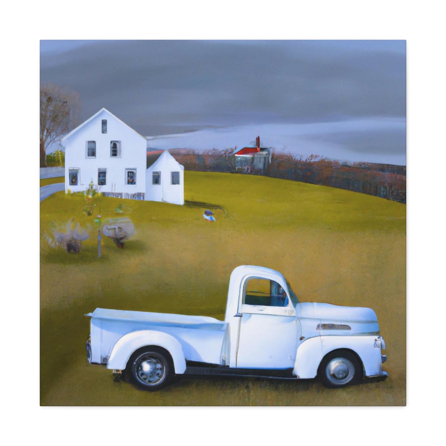 "Old Pickup Surreality" - Canvas