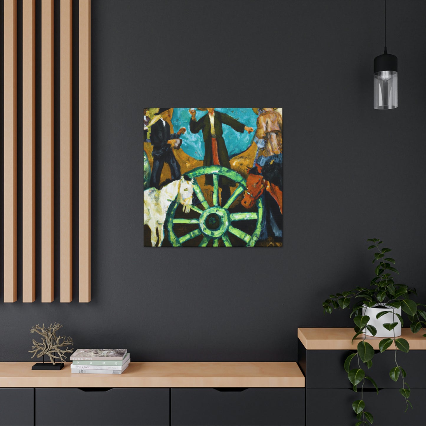 "Wheels of Transcendence" - Canvas