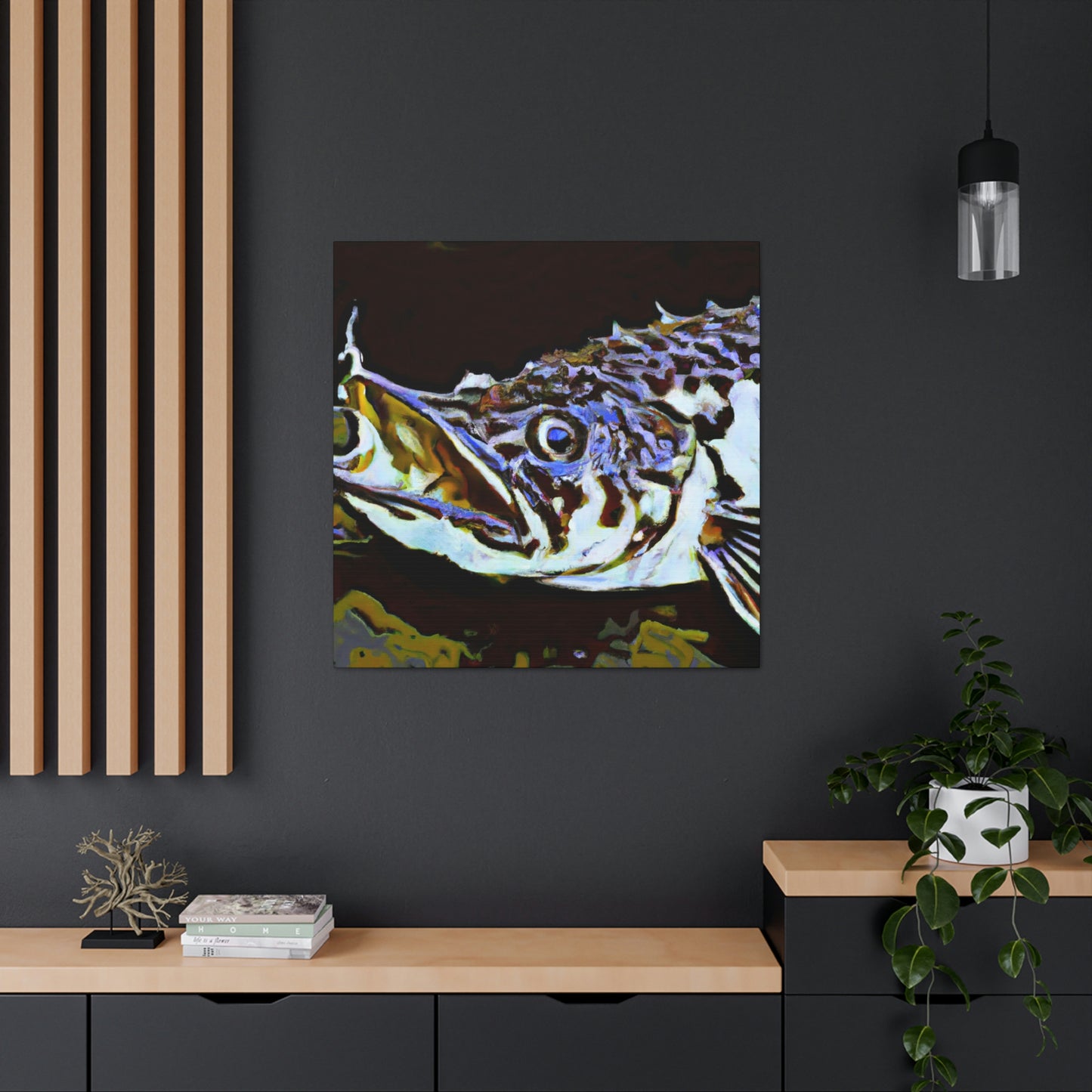 "Corydoras Catfish Abstract" - Canvas