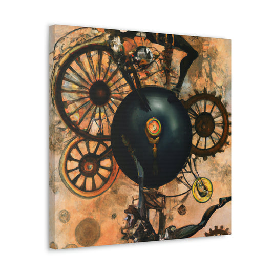 Gymnastics In Steampunk - Canvas