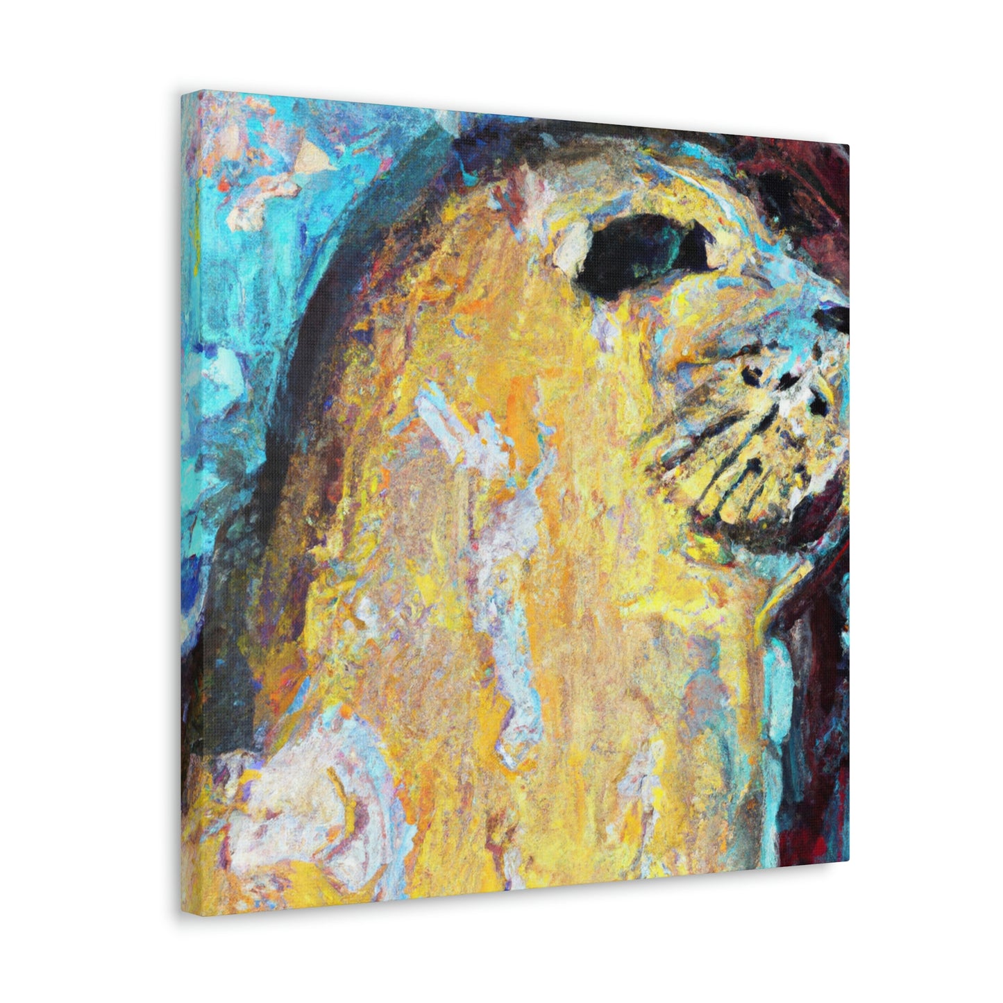 "Seal in Expressionism" - Canvas