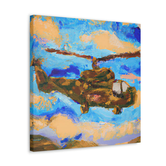 Helicopter Surreal Vision - Canvas