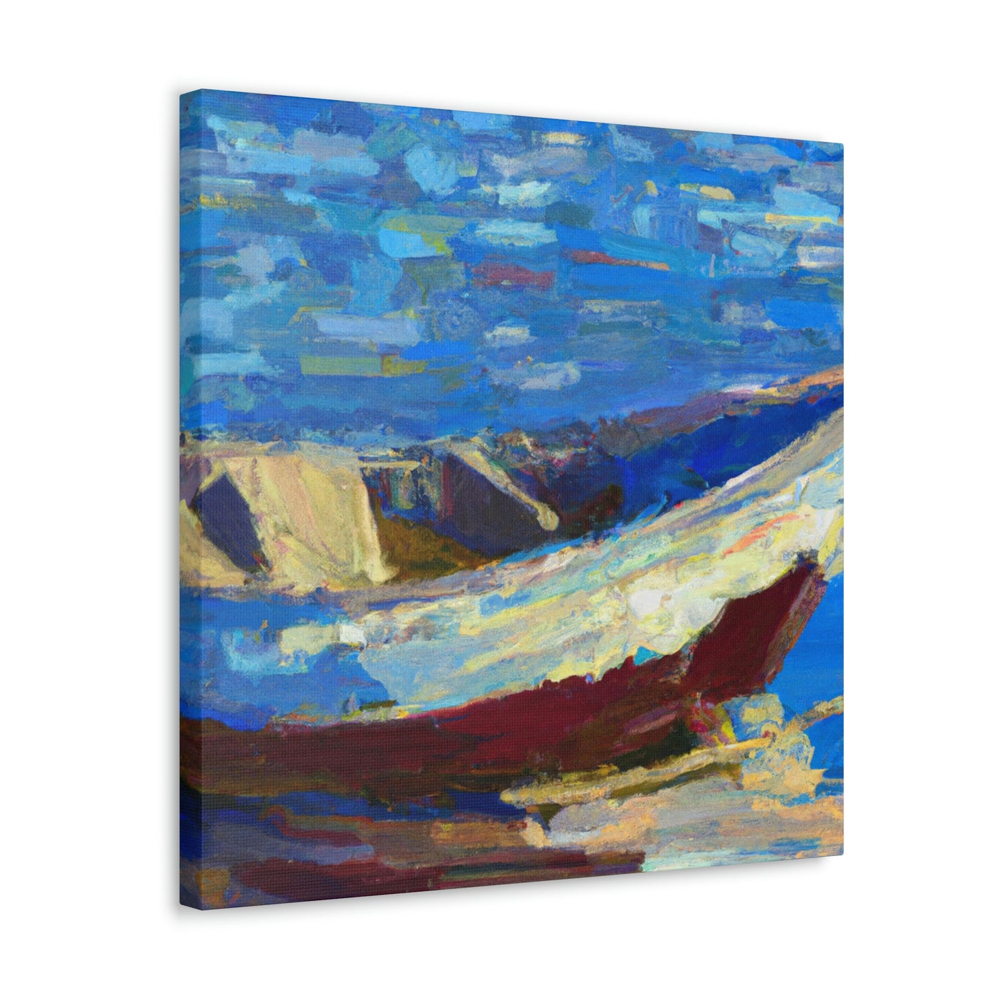 Sailboat on Turquoise - Canvas