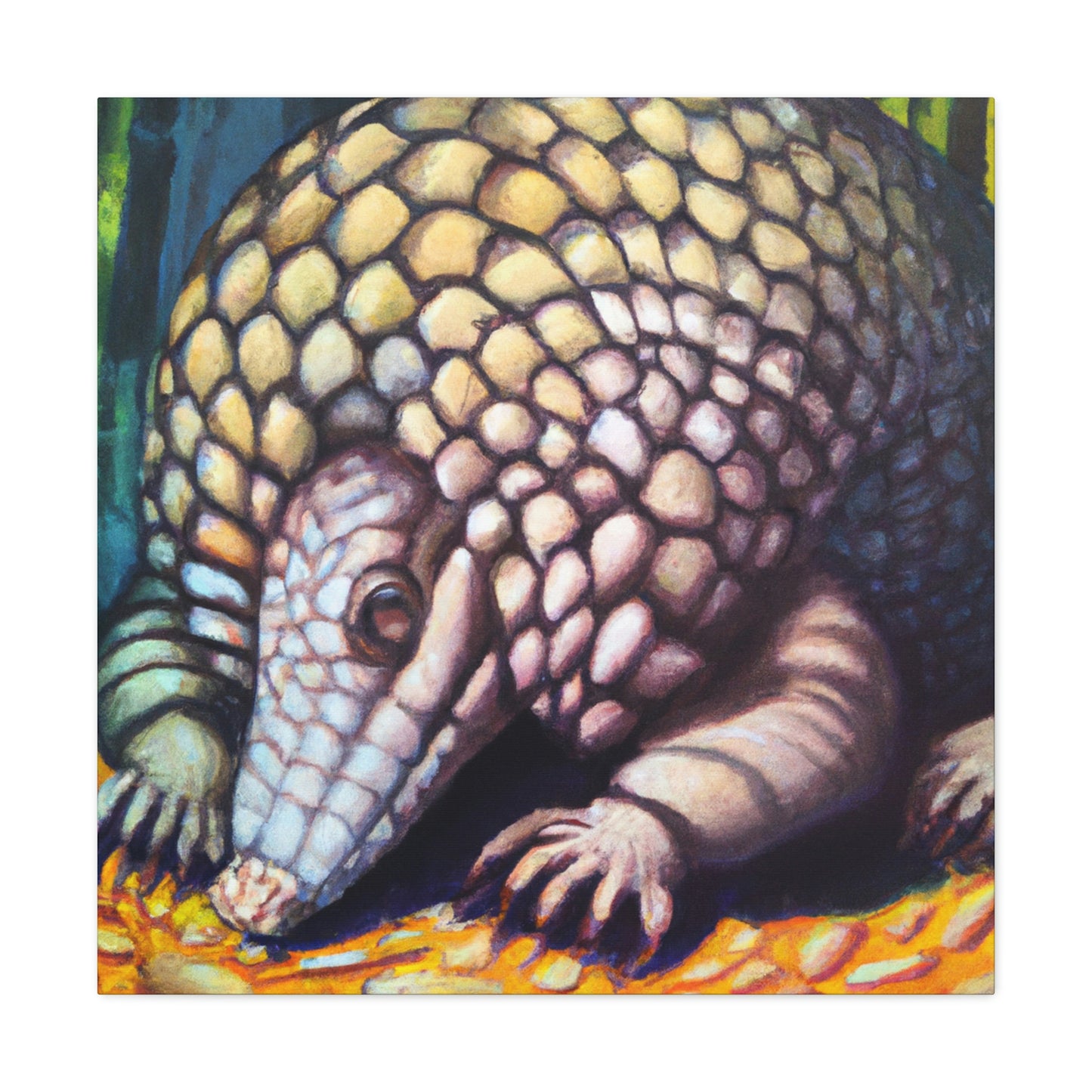 Indian Pangolin Artwork - Canvas