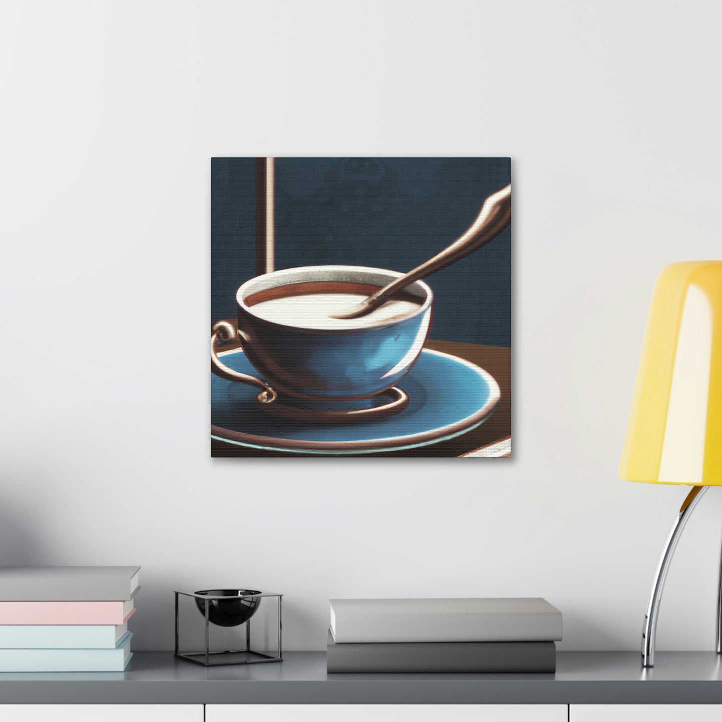 Coffee Cup Baroque - Canvas