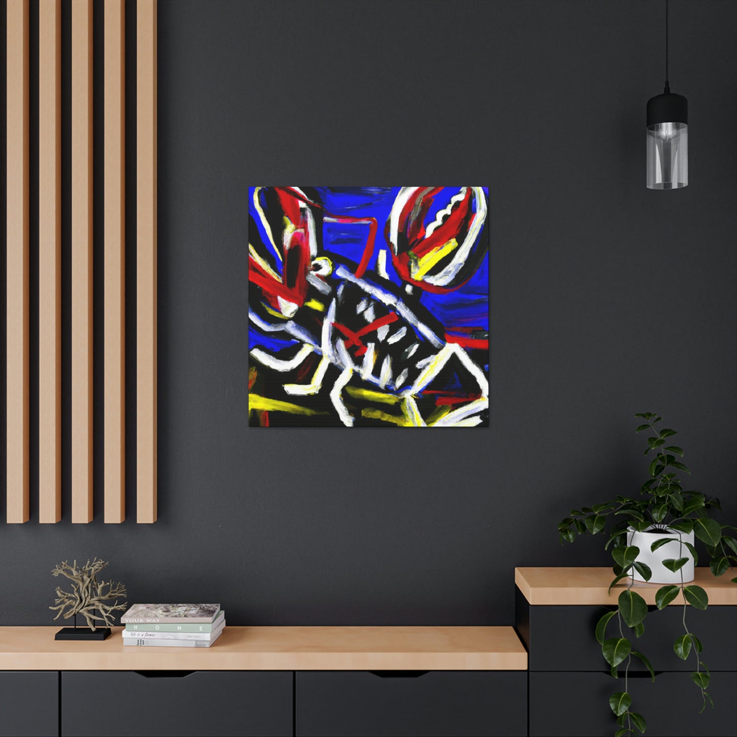 "The Lobster Acheives Freedom" - Canvas