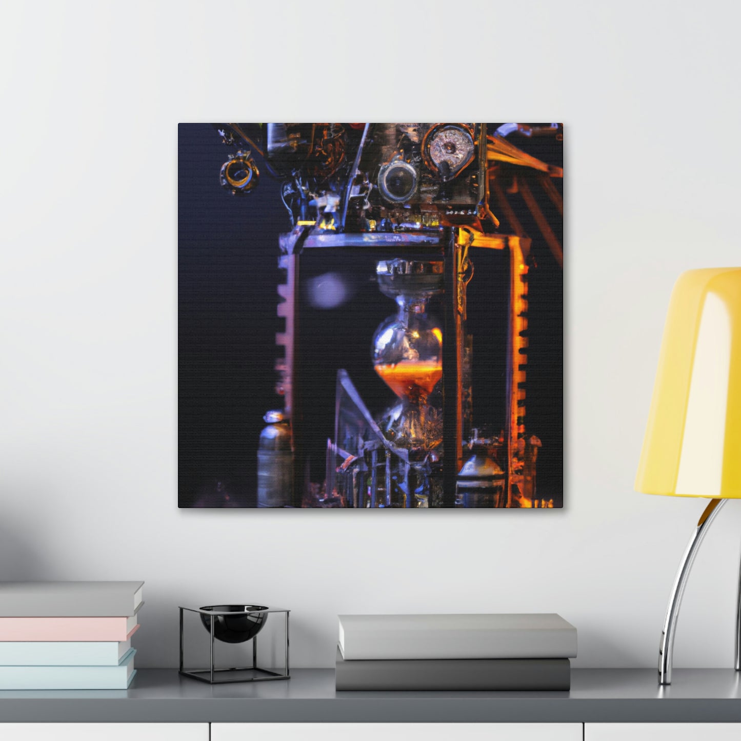 Mechanical Time Machine Art - Canvas