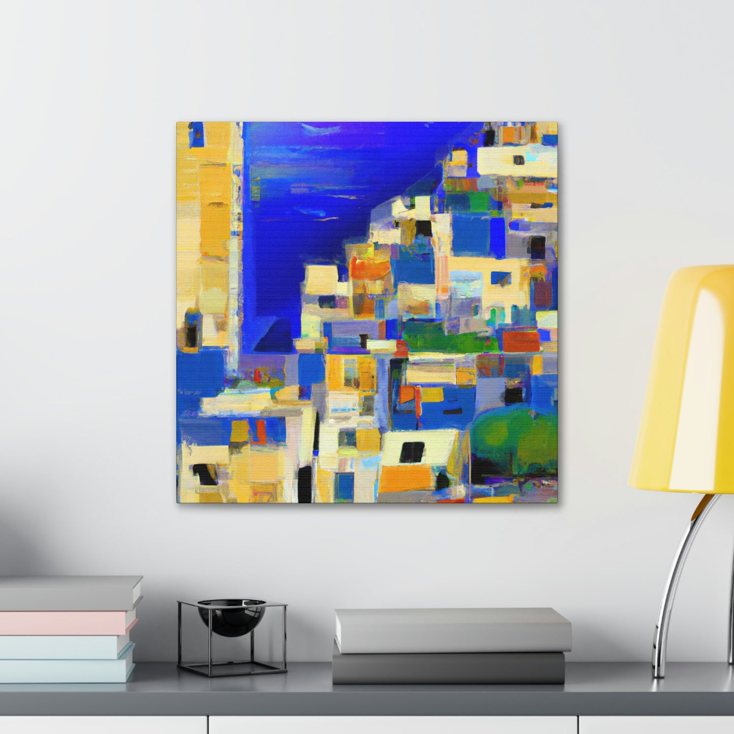 "Mediterranean Seascape Vibes" - Canvas