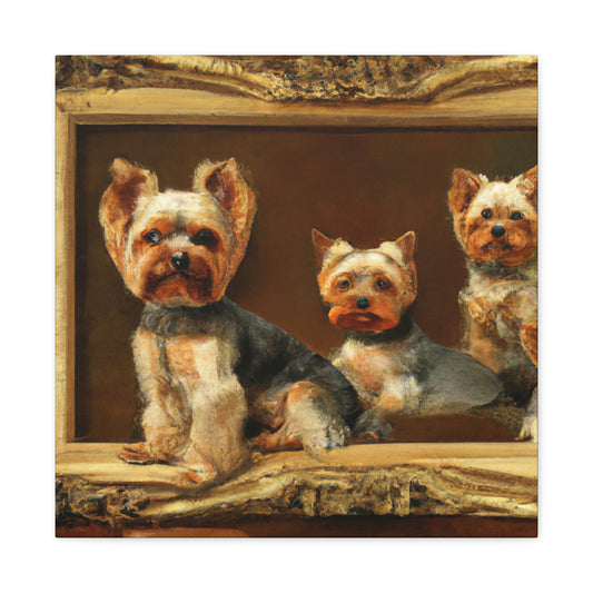 Yorkshire Terrier Symmetry - Canvas