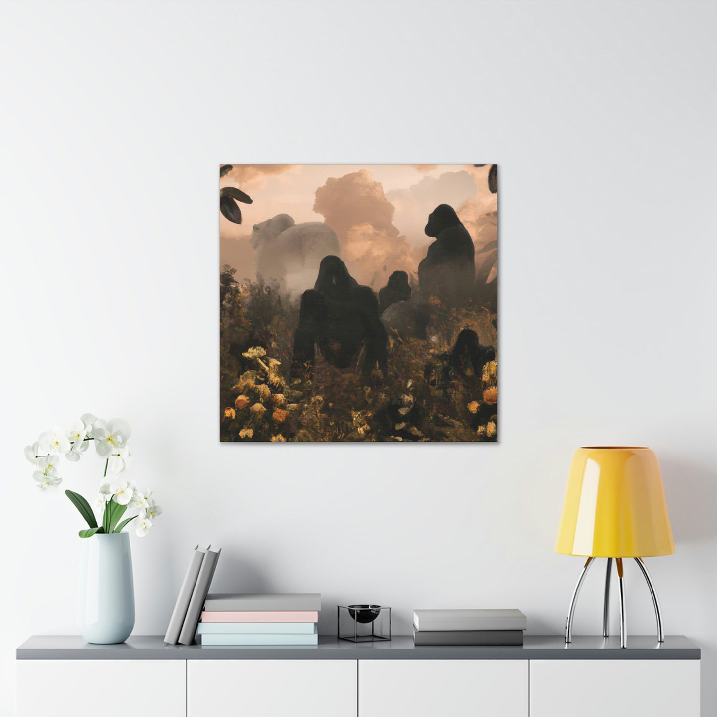 Gorilla in Gilded Frame - Canvas