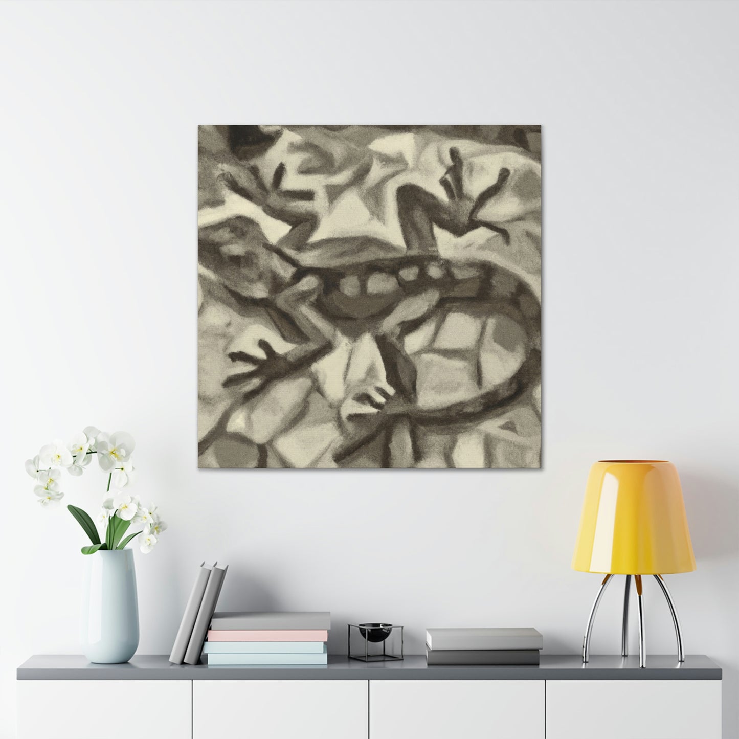 Lizard in Abstraction - Canvas