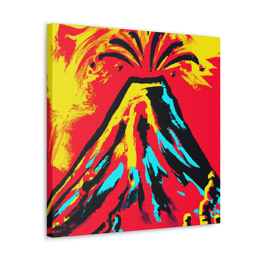 Volcano's Explosive Fury - Canvas