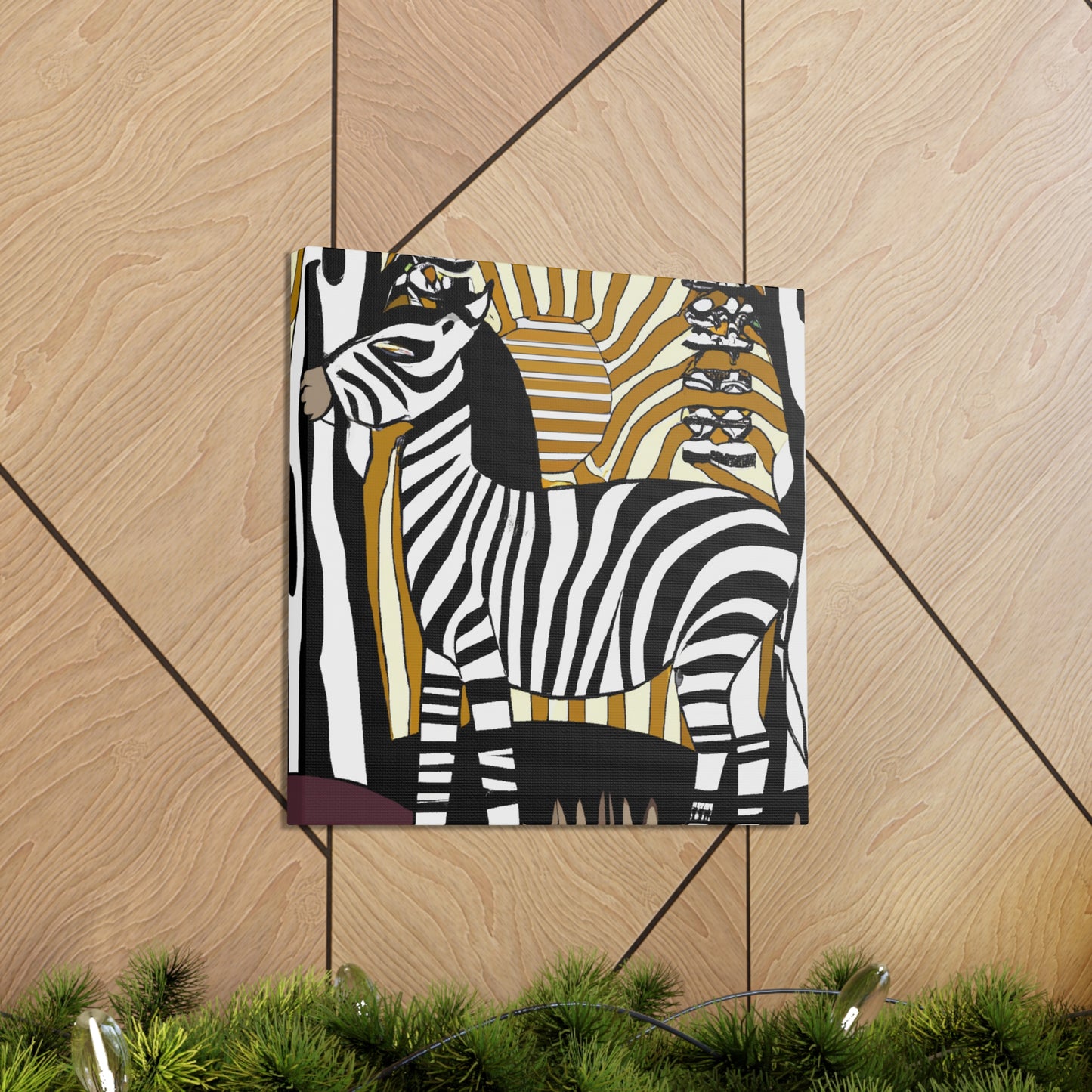 "Zebra's Glorious Strides" - Canvas