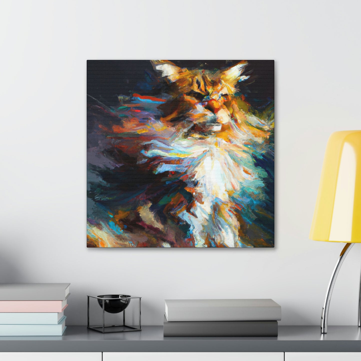 Maine Coon Mystique. - Canvas