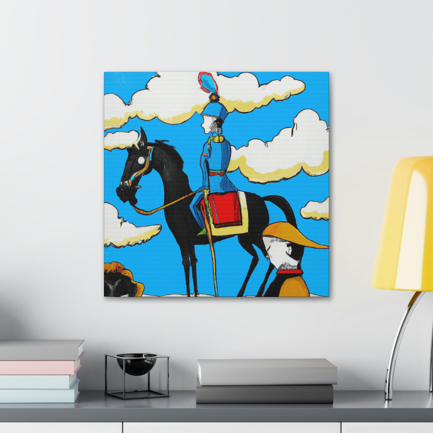 Cavalryman's Surreal Dream - Canvas