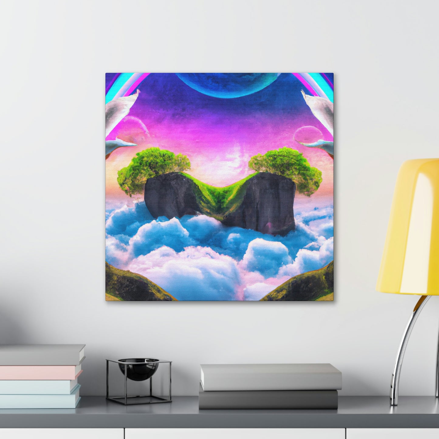 "Dreamy Supernatural Vista" - Canvas