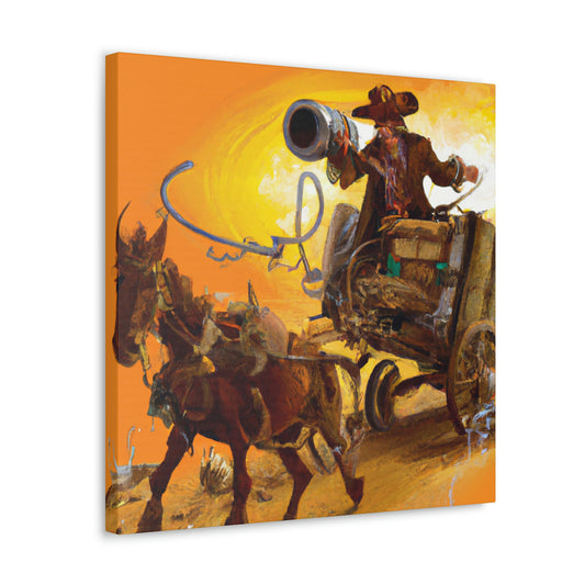 Chuck Wagon In Time - Canvas