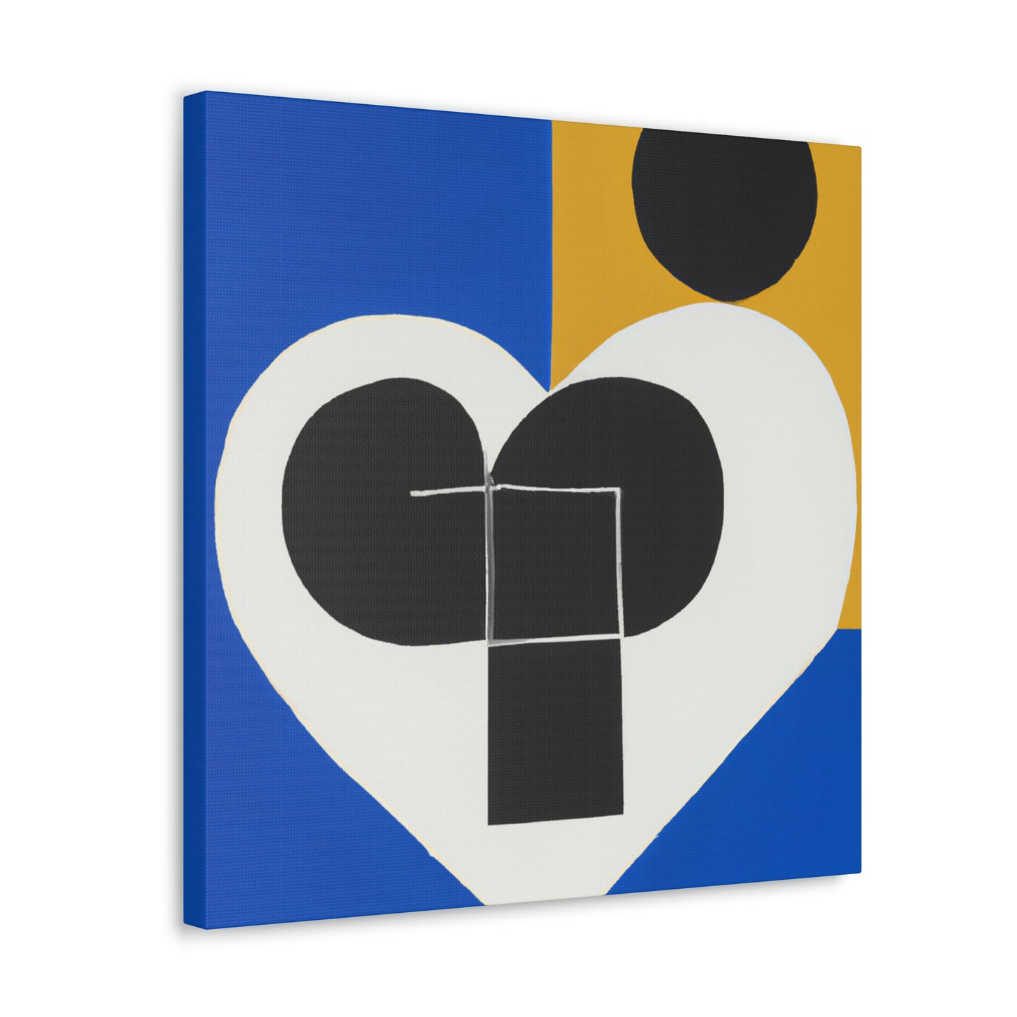 Intertwined Hearts Unbound - Canvas