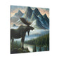 Moose in Splendor - Canvas