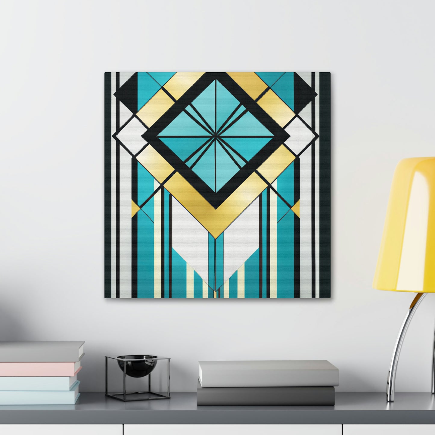 "Dazzling Deco Splendor" - Canvas