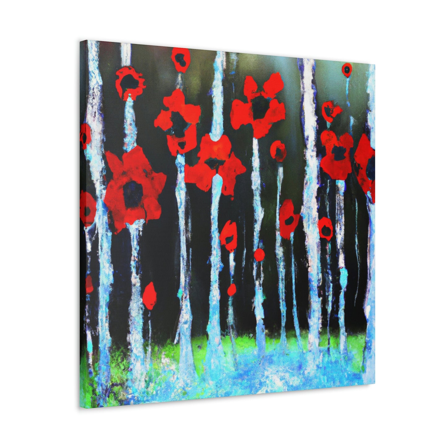 Poppy in Abstracted Freedom - Canvas