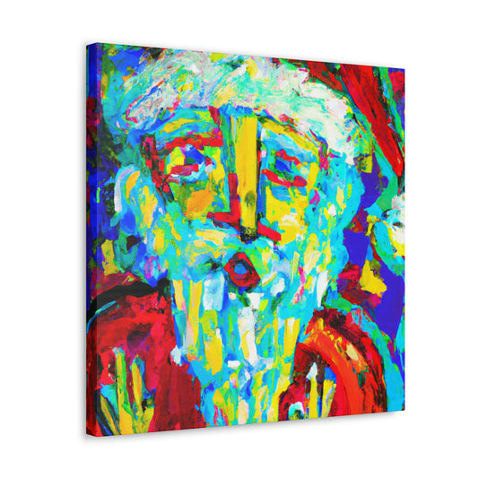 Santa in Expressionism - Canvas