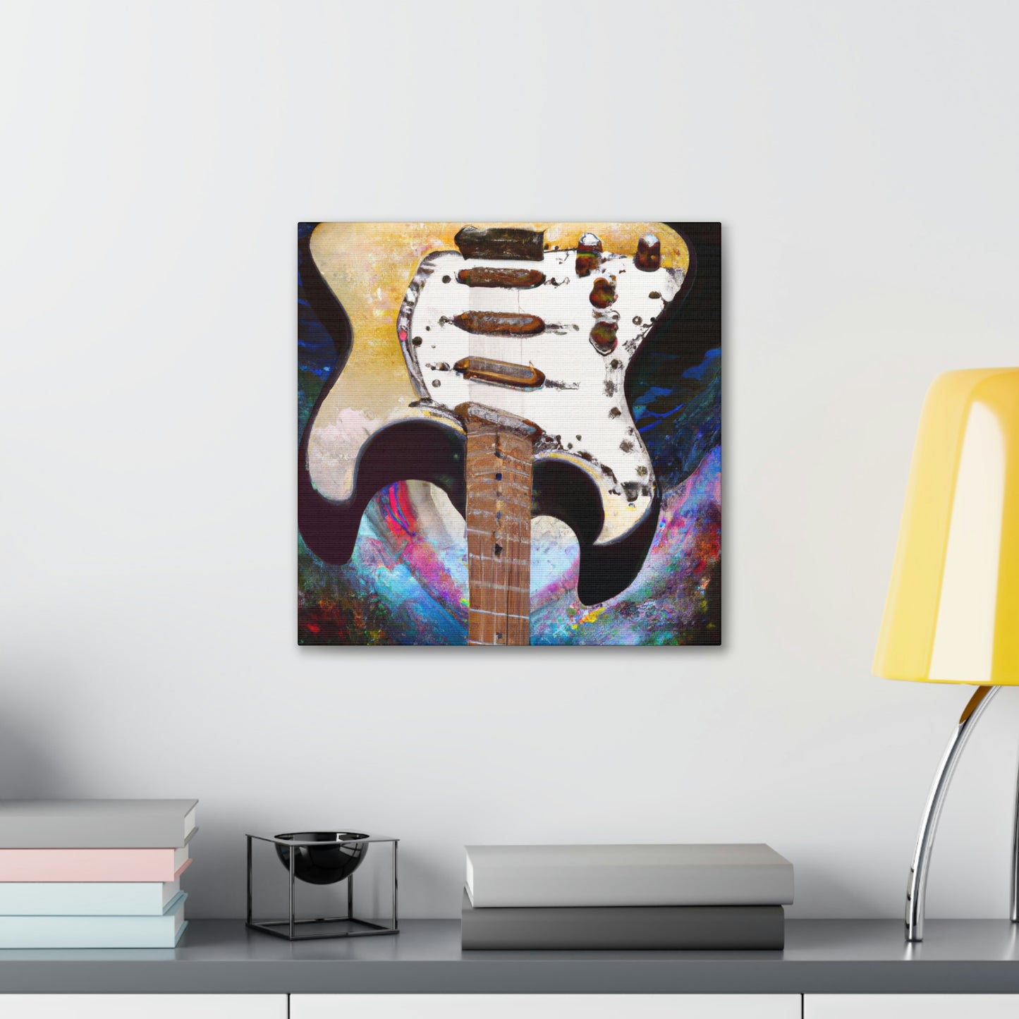 "Electric Fender Dreamscape" - Canvas