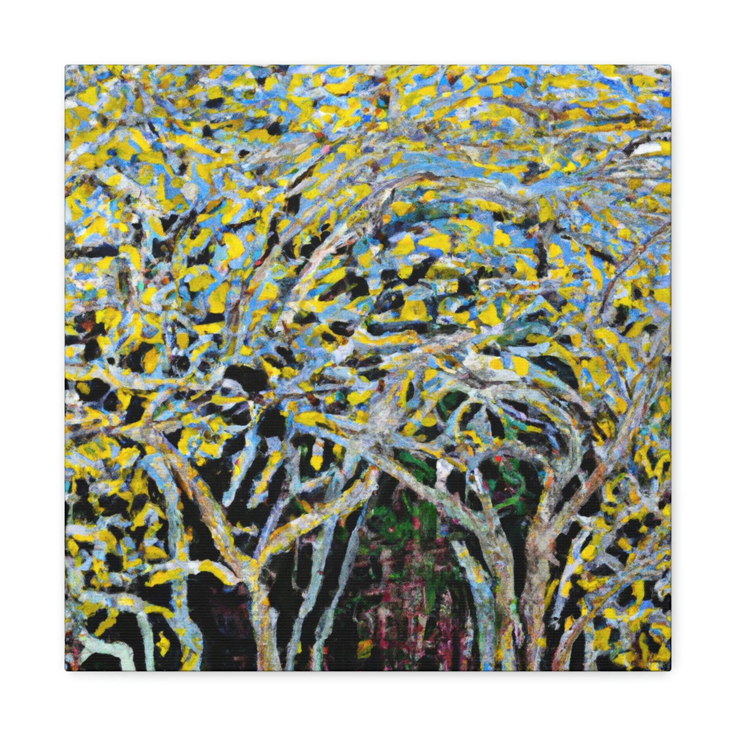 "Dogwood in Expressionism" - Canvas