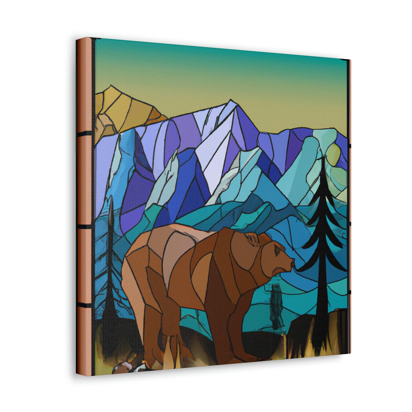 Bear of Gleaming Gold - Canvas