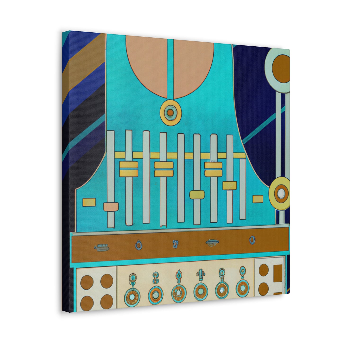 "Deco Orchestra Harmonized" - Canvas